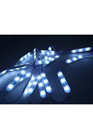 10 Adet 5 Watt BEYAZ IŞIK IP65 Modül Led, 10 Adet Magnetli, Çok Kaliteli BEYAZ Işık Modül Led