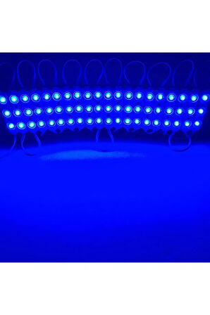 10 Adet 5 Watt Mavi Işık Ip65 Modül Led, 10 Adet Magnetli, Çok Kaliteli Mavi Işık Modül Led