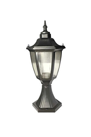  232lamp Set Üstü Altıgen Plastik Fener Bahçe Aydınlatma E-27 Duy Tipi Ip44