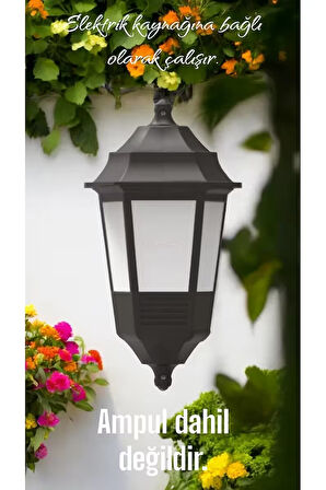  E27 Duylu, Elektrikle Çalışır Modern İç ve Dış Mekan, Bahçe, Balkon Armatürü, Modern Duvar Aplik