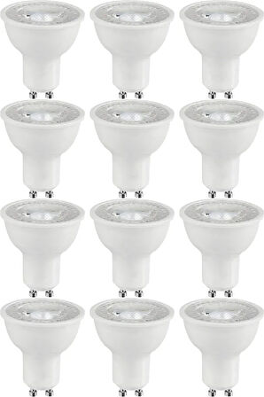 12 Adet 7 W. Amber Işık 1. Sınıf Ultra Kalite Gu10 Duy Led Ampul