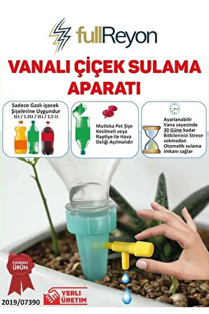 aman Ayarlı Çiçek Ve Fidan Sulama Aparatı 10 Adet Yerli Üretim