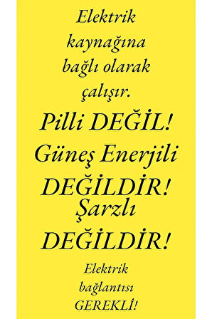 10 Metre, 10 Adet 10 Watt Günışığı Ampullü Düğün Kına, Eğlence, İşletme, Bahçe Aydınlatma Organizeri