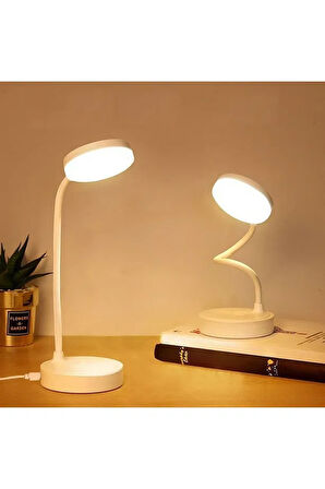  3 Işık Modlu, Her Yere Çevrilebilir, Taşınabilir, Mini - Modern Masa, Çalışma, Gece Lambası