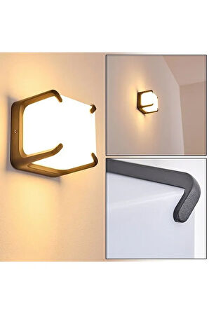  Octopus 18 Watt Beyaz Işık Ledli Dış Mekan, Nemli Alan, Balkon, Banyo, Teras, Bahçe, Veranda Apliği