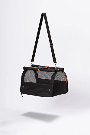 Yıkanabilir Plastik Fileli Kedi Köpek Taşıma Çantası Flybag Model