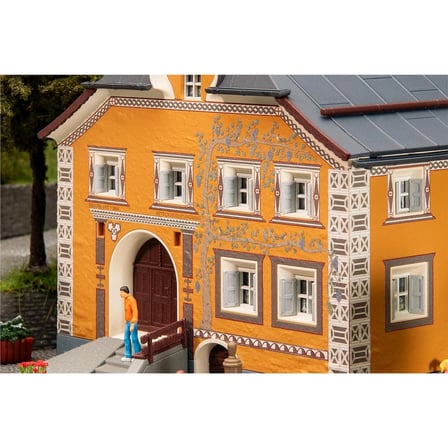 Faller 130661, 1/87 Geleneksel Engadine evi Plastik Maketi