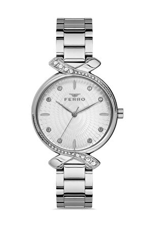 Ferro FL21254A-A Quartz Çelik Gri 33 mm Kadın Kol Saati