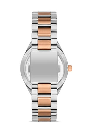 Rose ve Gümüş Çelik Kordon Kadın Kol Saati FL21285A-E