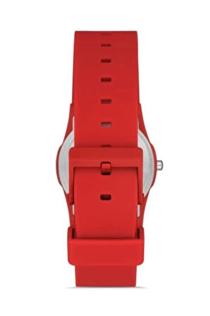 Kırmızı Silikon Kordon Kadın Kol Saati Fl21341d-zm