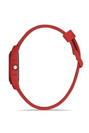 Kırmızı Silikon Kordon Kadın Kol Saati Fl21341d-zm