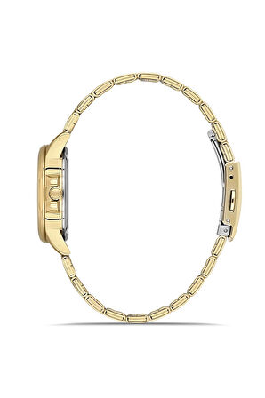 Sarı Çelik Kordon Kadın Kol Saati FL21393A-B6