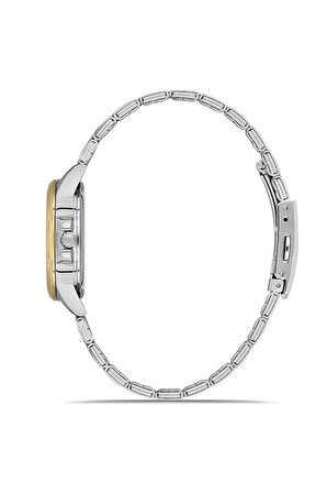 Gümüş/Sarı Çelik Kordon Kadın Kol Saati FL21393A-D6