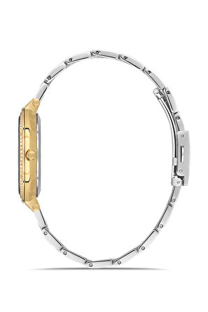 Sarı ve Gümüş Çelik Kordon Kadın Kol Saati FL21449A-D6