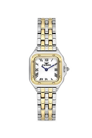 Sarı/Gümüş Çelik Kordon Kadın Kol Saati FL21462A-D6