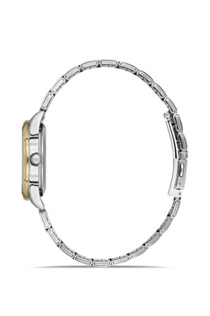 Sarı ve Gümüş Çelik Kordon Kadın Kol Saati FL21464A-D