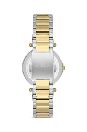 Sarı ve Gümüş Çelik Kordon Kadın Kol Saati FL21469A-D6