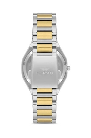 Sarı ve Gumus Çelik Kordon KADIN Kol Saati FL21470AWT-D