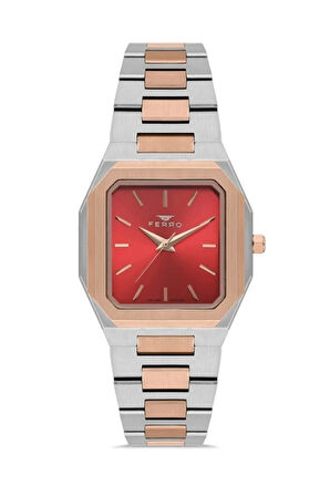 Rose ve Gumus Çelik Kordon KADIN Kol Saati FL21482AWT-E8