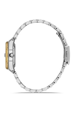 Sarı ve Gümüş Çelik Kordon Kadın Kol Saati FL21492A-D