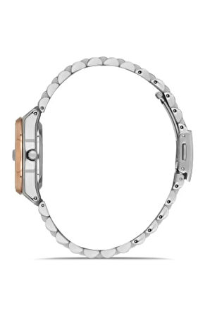 Sarı ve Gümüş Çelik Kordon Kadın Kol Saati FL21492A-D