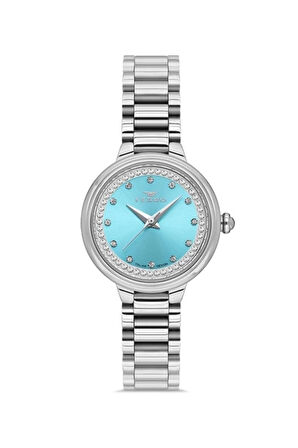 Gümüş Çelik Kordon Kadın Kol Saati FL21493A-A