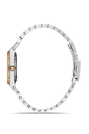 Rose ve Gümüş Çelik Kordon KADIN Kol Saati FL21495A-E13