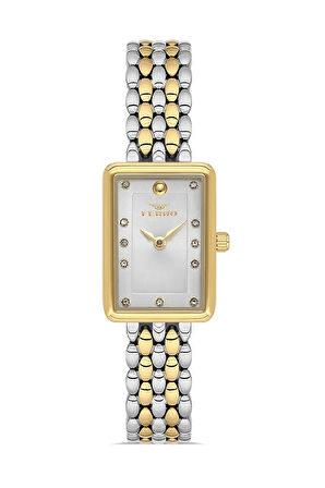 Sarı Çelik Kordon Kadın Kol Saati FL21511A-B6