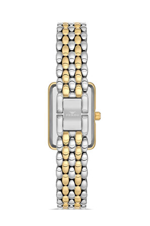 Sarı Çelik Kordon Kadın Kol Saati FL21511A-B6