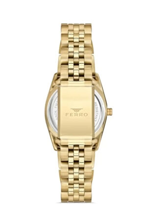 Sarı Çelik Kordon Kadın Kol Saati FL21519A-B