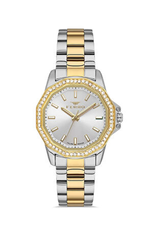 Gümüş Çelik Kordon Kadın Kol Saati FL21540A-D6