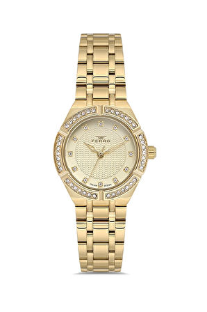 Sarı ve Gümüş Çelik Kordon Kadın Kol Saati FL21610AWT-D6