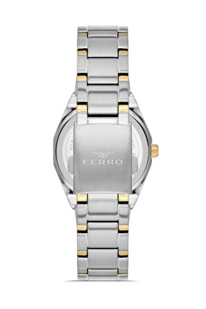 Sarı/Gümüş Çelik Kordon Kadın Kol Saati FL40134A-D6