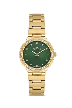 Sarı Çelik Kordon Kadın Kol Saati FL40140A-B6