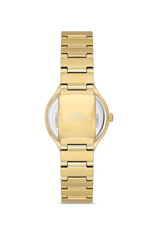 Sarı Çelik Kordon Kadın Kol Saati FL40140A-B6