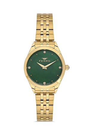 Sarı Çelik Kordon Kadın Kol Saati FL40141A-B6