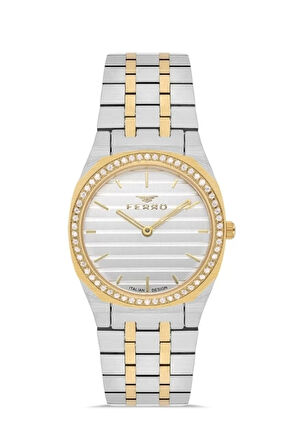 Gümüş Çelik Kordon Kadın Kol Saati FL43003A-B2