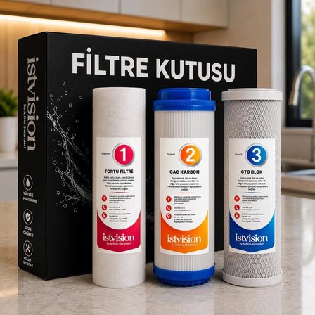 İstvison Açık Kasa 3 Aşama Orijinal Filtre Seti