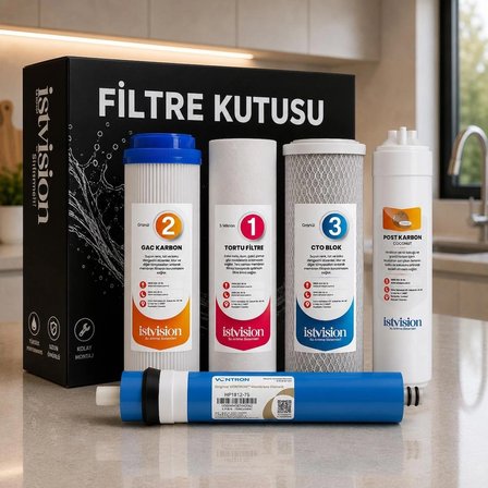 İstvision Açık Kasa 5 Aşama Orijinal Filtre Seti – Vontron Membran