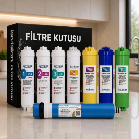 İstvision Açık Kasa 8 Aşama Orijinal Filtre Seti – Vontron Membran