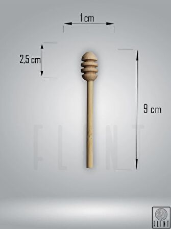 Gürgen el yapımı ahşap bal kaşığı tahta reçel pekmez kaşığı sunum dekoratif kaşık 9 cm 6'lı