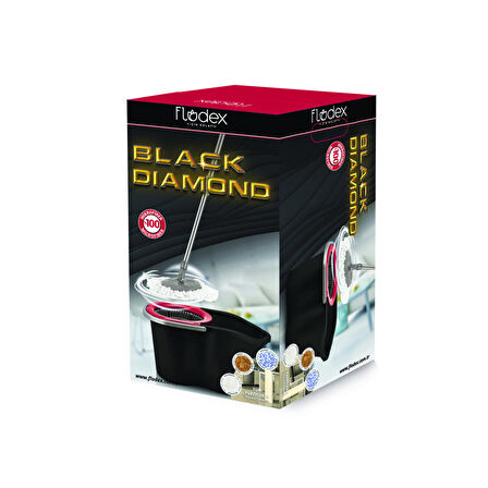 FLODEX Black Diamond Temizlik Mop Seti