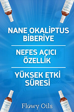 Nefes Açıcı Uyku Ve Yastık Spreyi Okaliptus, Nane, Biberiye Breathable Sleep And Pıllow Spray 50 ml