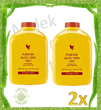 Forever Aloe Vera Gel Sıvı Takviye Edici Gıda  2 x 1 L