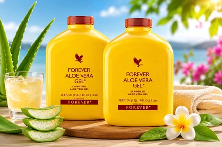 Forever Aloe Vera Gel Sıvı Takviye Edici Gıda  2 x 1 L