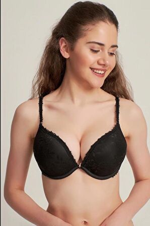 Le Jardin 7005-B Destekli-Balenli Loanna Sihirli Kaplı Dantel Sütyen