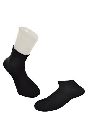 Dündar Erkek Plus 4 lü Dikişsiz Kokulu Bambu Yarım Konç Çorap