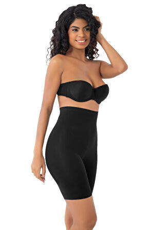 Korse Sepeti 3002 Kadın Lazer Kesim Yüksek Bel Paçalı Korse