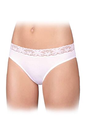 Berrak 2077 Kadın Süprem Likralı Dantelli Slip Külot