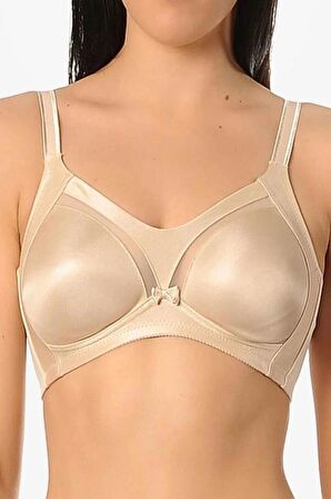 Yeni İnci Kadın Desteksiz Balensiz Transparan Detaylı Toparlayıcı Sütyen (1610)